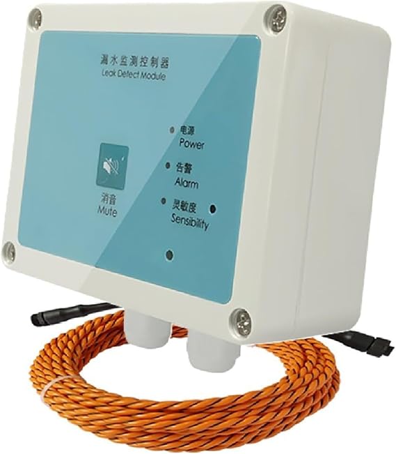 Zone Water Leak Detector,Water Immersion Sensor(5m Leak Sensor Cable)