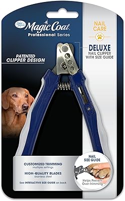 Four Paws Magic Coat Professional Series Deluxe Dog Nail Clipper with Size Guide, Claw Trimmer for Dogs, 1 Count
