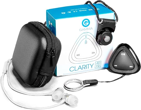 Clarity - 40Hz Sound Player by Gamma - Memory Sound Therapy - Memory & Brain Improvement Device - Brain Stimulator Device