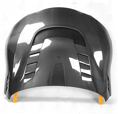 Black Carbon Fiber VRS Type Vented Car Bonnet Engine Cooling Hood Designed Compatible For Toyotas Supra GR MK5 A90 A91