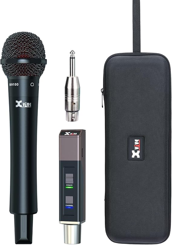 M5 Profesional Wireless Handheld Microphone System, +6 dB Built-in Gain