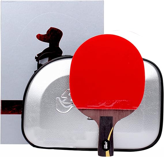 Offensive Ping Pong Racket,Pro Table Tennis Bat for Increased Control,Spin and Speed,Powerful Ping Pong Bat