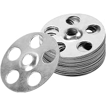 200 Pack 36mm Tile Backer Board Washers, Insulation Boards Fixing Panels to Walls, Floors
