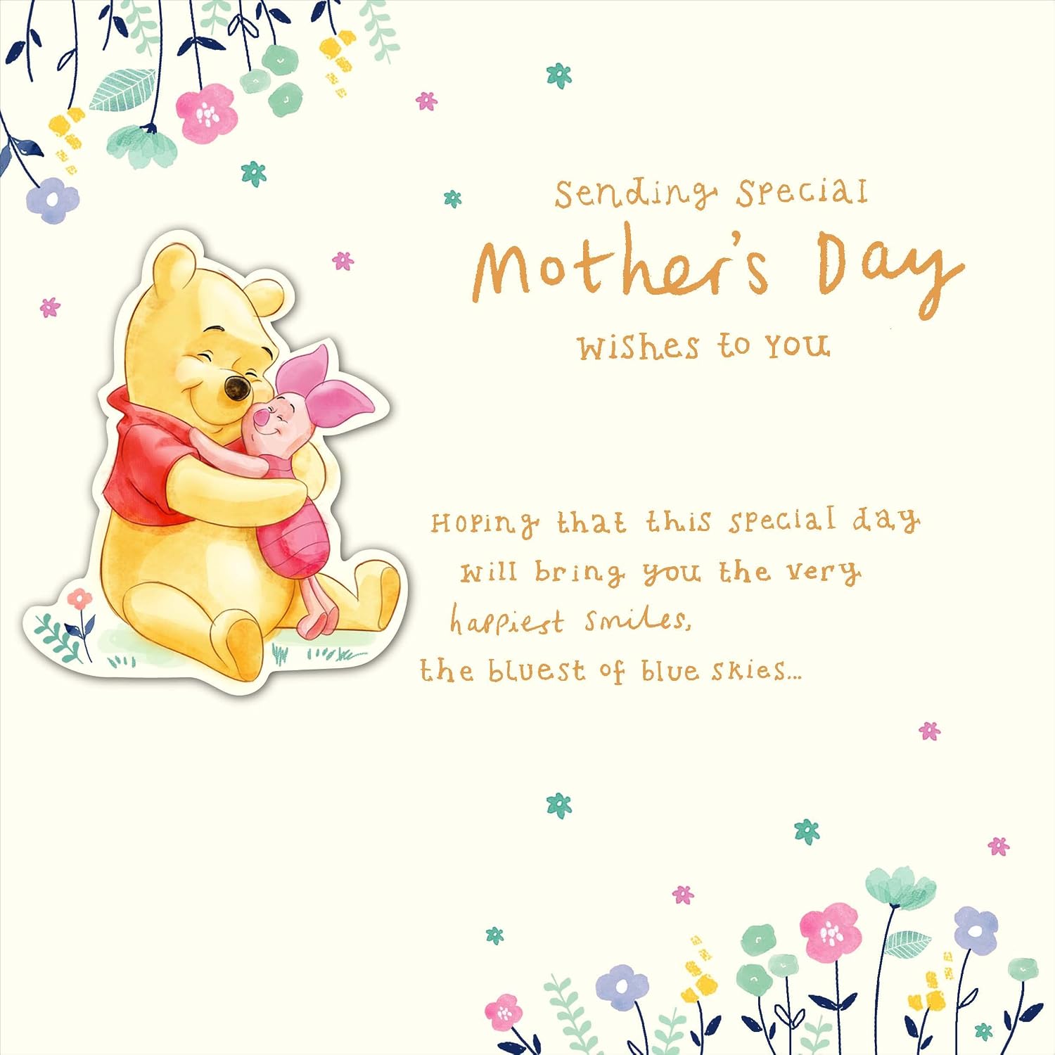 Disney Winnie The Pooh Bear Special Mothers Day Card Mothers Day Greeting Cards 654985