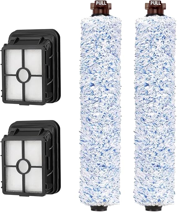 Replacement Parts Accessories for Bissell CrossWave 17132 1785 2551 2225N 25821 2519 2582N Replacement 1926 CrossWave Wooden Floor Brush and 1866 Vacuum Filter for Bissell Replace Part # 16080221608684