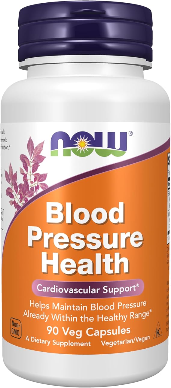 NOW Supplements, Blood Pressure Health with MegaNatural-BPTM, Cardiovascular Support*, 90 Veg Capsules