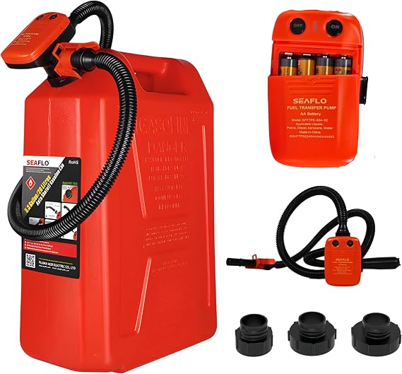 SEAFLO 552135 AUTONOMOUS TRANSFER PUMP for Fuel, Oil, Water, Adblue, 9L/MIN