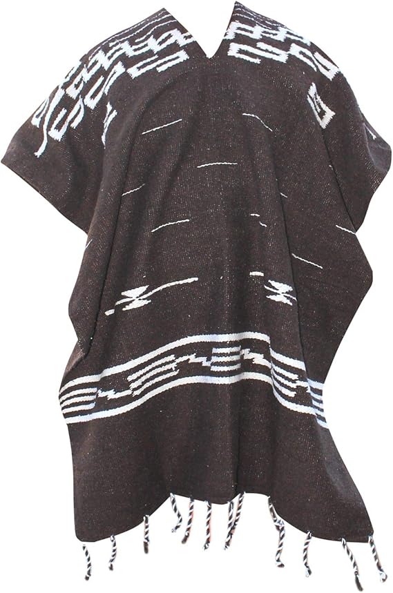 Del Mex Clint Eastwood Spaghetti Western Cowboy Poncho Costume Sweater- Handwoven Made in Mexico