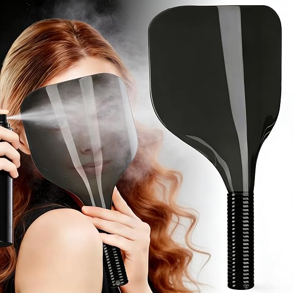 Barber Salon Faces Shields,Plastic Reusable Hairspray Face Protector Hairspray Faces Shields Hair Spray Face Protector for Hairdressing Makeup