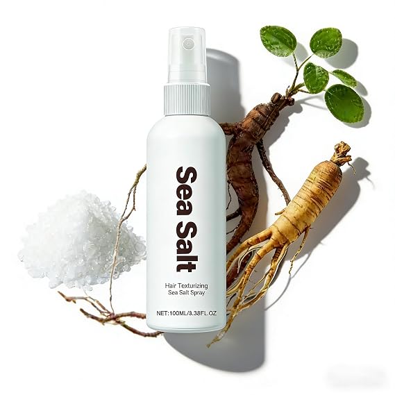 Sea Salt Spray for Men & Women-Textured Beach Waves & Volume, Natural Sea Salt Products whit Herbal Components,Texturing and Volumizing Spray for Fine Hair