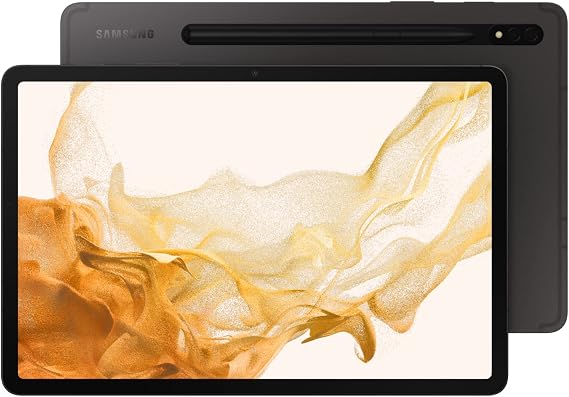 Samsung Galaxy Tab S8 11 128GB WiFi 6E Android Tablet, PC Experience, Large LCD Screen, S Pen Included, Ultra Wide Camera, Expandable Memory, Long Lasting Battery, US Version, 2022, Graphite