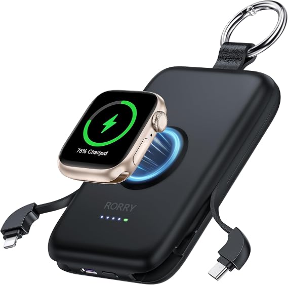 RORRY CharmGo Portable Charger, 10000mAh 20W Fast Charging Power Bank
