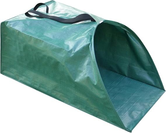 Long-Lasting Handles Yard Tarp Foldable 53 Gallon (200 L), Garden Leaf Bag Waste Collection Heavy Duty, Ideal for Gardening and Outdoor Lawn