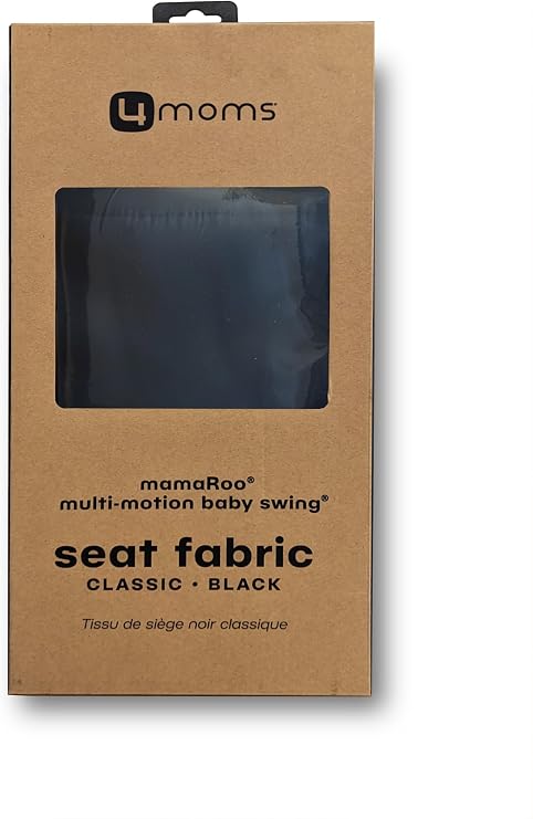 4moms Extra Seat Fabric, MamaRoo Baby Swing, Model 1046, Black Classic