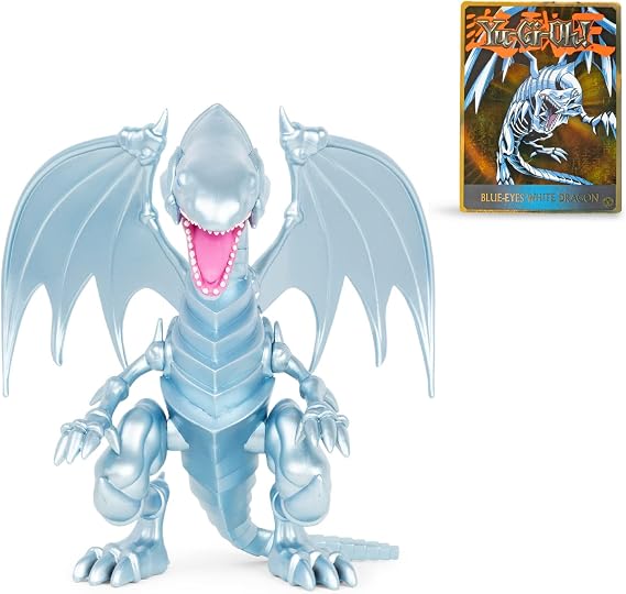 Yu-Gi-Oh! Highly Detailed 7 inch Articulated Action Figure, Limited Edition, Includes Exclusive Trading Card, The Blue Eyes White Dragon