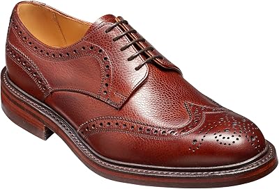 BARKER Kelmarsh Mens Handmade Oxford Dress Shoes - Premium Calf Leather, Storm Welted, Dainite Rubber Sole, Timeless Formal Elegance, Crafted in Northampton, England