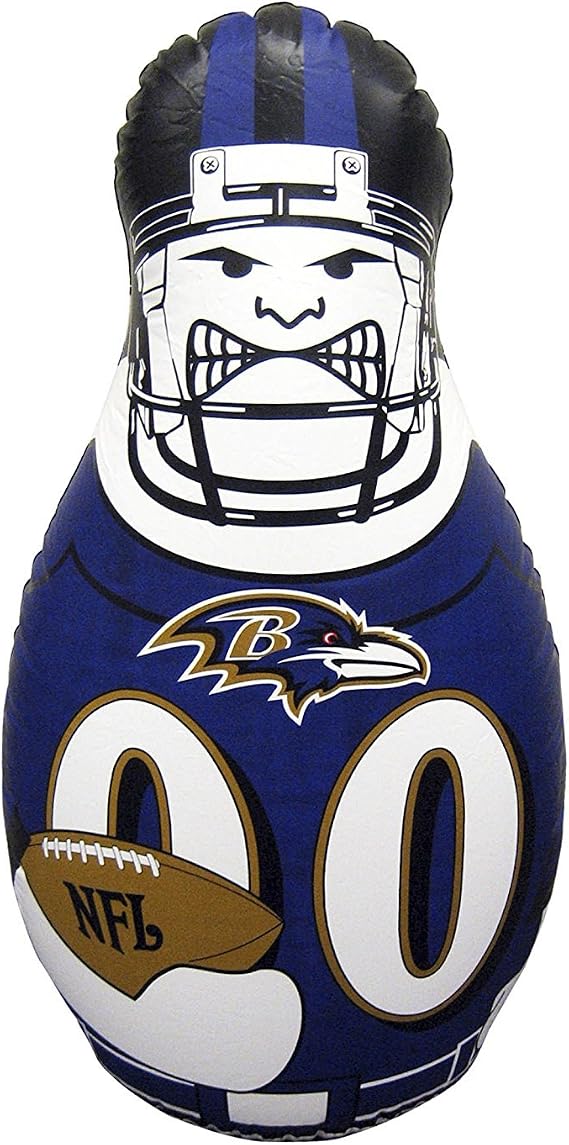 Fremont Die NFL Arizona Cardinals Bop Bag Inflatable Tackle Buddy Punching Bag, Standard: 40" Tall, Team Colors