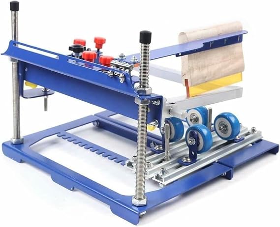 Cylindrical Screen Printing Machine, Serigraphy Machine for 6.7-Inch Curved Bottles in Diameter, Thrust and Left-Line Traction