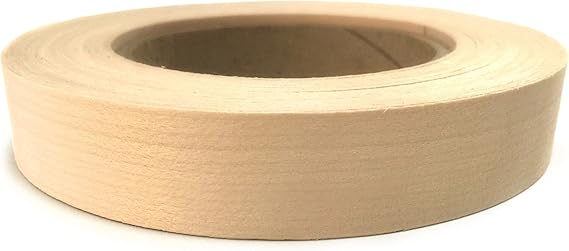 Maple 3M Peel and Stick Pre Finished 3/4" X 10' Wood Veneer Edgebanding, Easy Application. Simply Peel Off The Liner, Stick, Roll and Trim and You are Done!