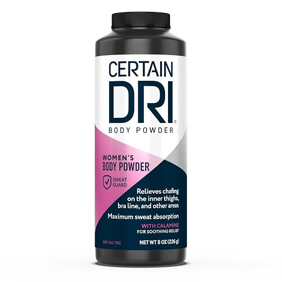 Certain Dri Womens Body Powder, Talc-Free, 8 oz