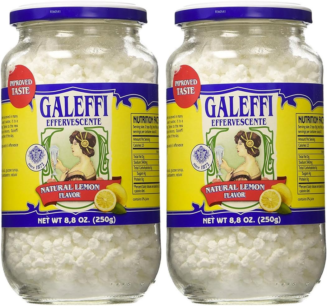 Galeffi, Effervescent Antacid, 8.8 oz 250g - Pack of 2