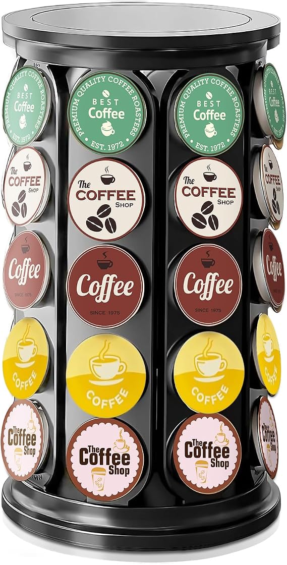K Cup Holder, Coffee Pod Holder Compatible with 40 Keurig Pods