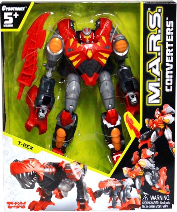 Sunman Sun-Hpk-Robot MARS Robot Transforming into Dinosaur, T-Rex/G.Dragon/B.Stegosaur