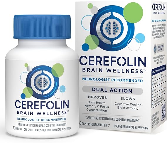 Cerefolin Brain Wellness, Targeted Nutrition for Cognitive Support, 30 Ct