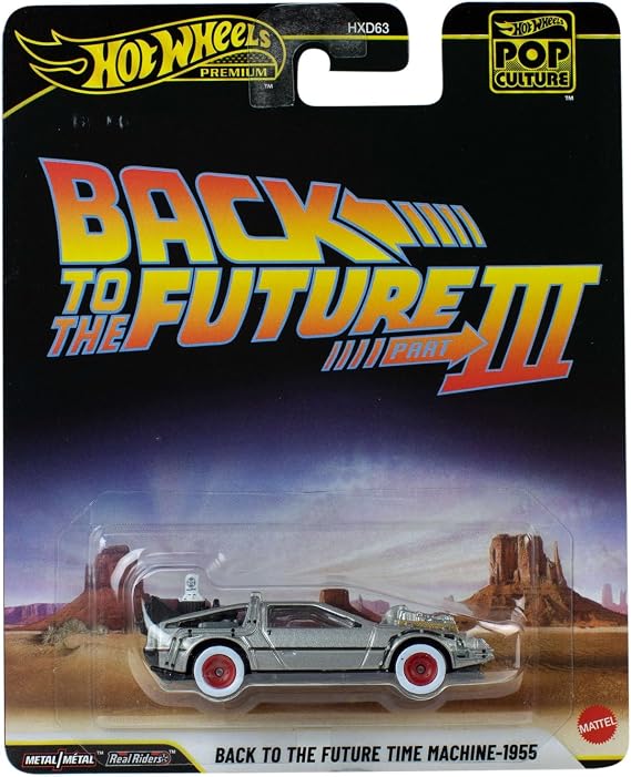 Hot Wheels Premium Back To The Future Time Machine - 1955 (1/64) Pop Culture - JHW94