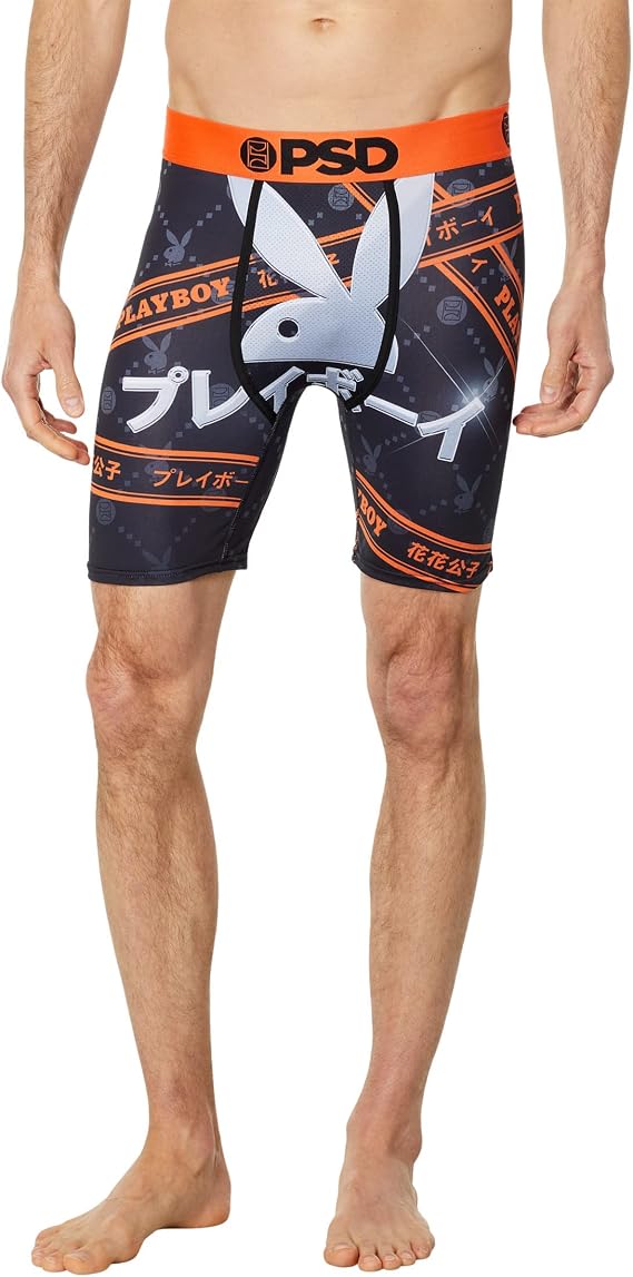 PSD Men's Pb Tokyo Scene Boxer Briefs, Black, M