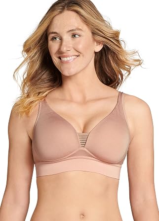 Jockey Womens Bra Forever Fit Supersoft Modal V-Neck Molded Cup Bra