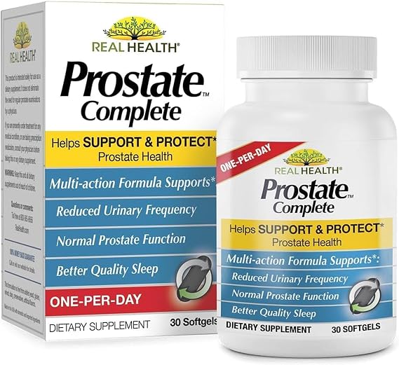 Real Health Prostate Complete, Saw Palmetto Formula - 30 Count