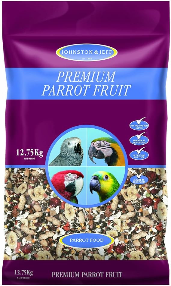 Johnston & Jeff Fruit Premium Parrot Food, 12.75 kg