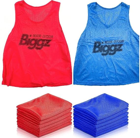 Biggz Mesh Colored Vests - Pack of 24, 50, or 100