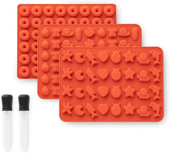 BPA-Free Gummy Molds from ONGROK, Easy to Remove with Fun Shapes
