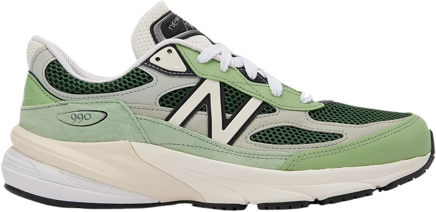 USA-Made New Balance 990v6 in Avocado Mint