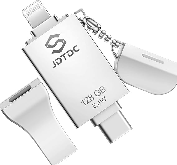 Genuine Apple MFi Certified 128GB Photo Stick for iPhone Android PC Mac