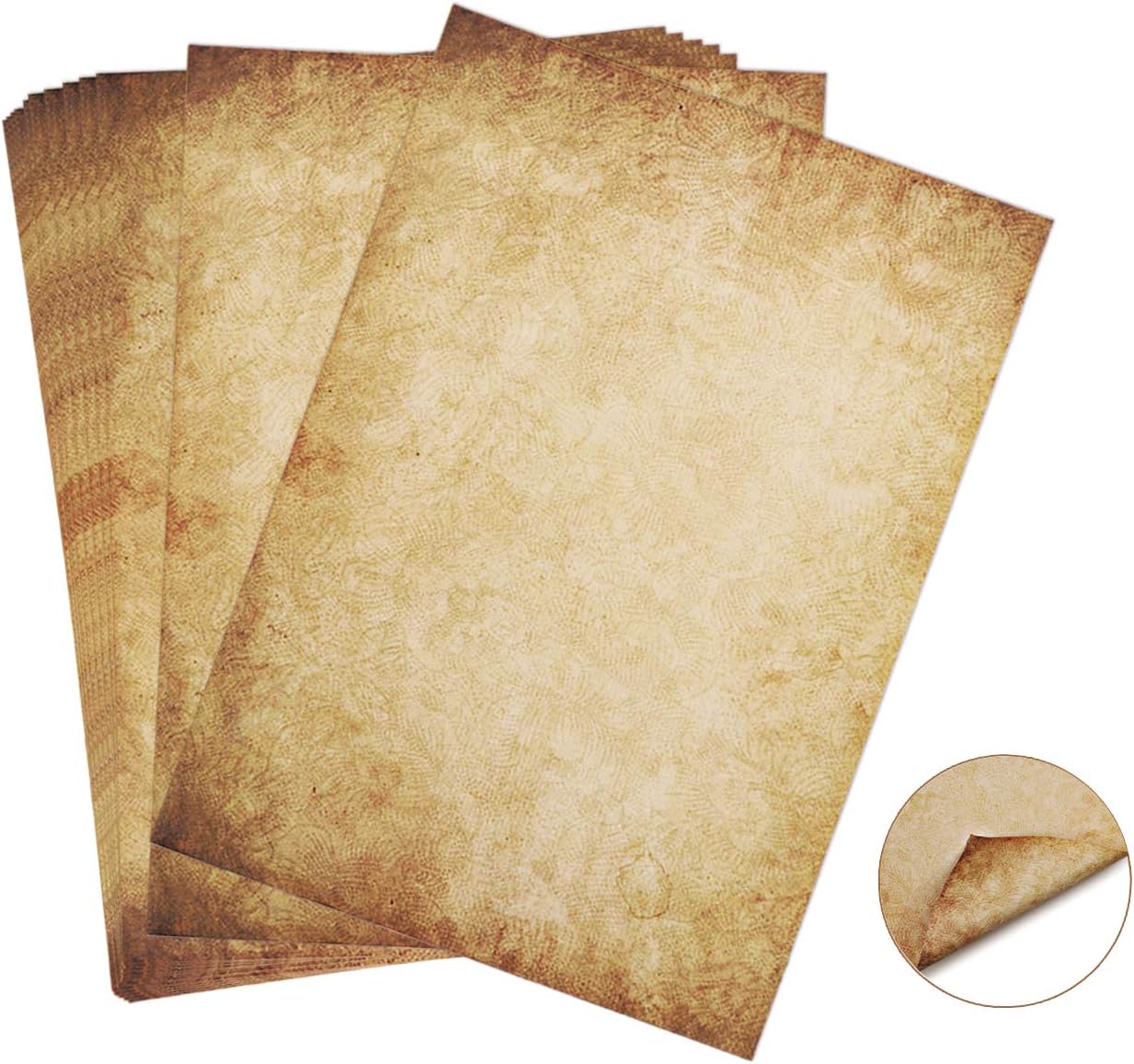 60 Sheets Writing Paper Design Paper Old Look DIN A4 100 gm² Absofine DIY Offset Printing