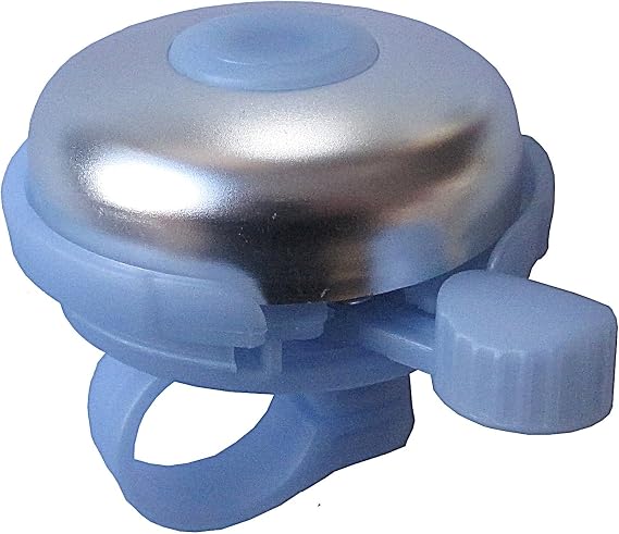 Bicycle Bell Alloy- Blue/Silver, by Biria