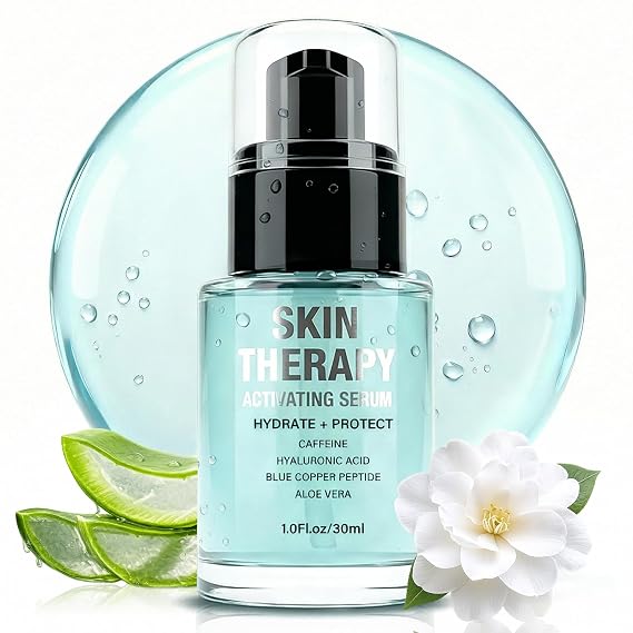 Red Light Therapy Activation Serum, Hyaluronic Acid Face Serum, 1 Fl oz | Hydrating Face And Neck Serum With Hyaluronic Acid, Made For Use With Compatible Red Light Beauty Devices