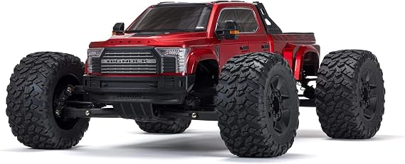ARRMA RC Truck Big Rock 6S 4WD BLX 1/7 Monster Truck RTR (Battery and Charger Not Included) Red, ARA7612T2