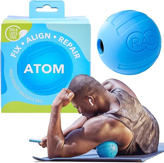 RAD Atom I High Density Myofascial Release Tool I Self Massage Mobility and Recovery