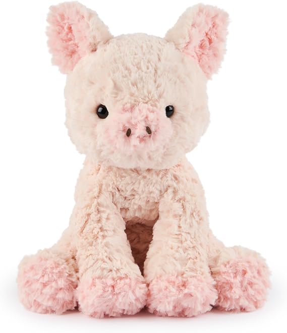 GUND Cozys Collection Pig Stuffed Animal 10-Inch Plush Toy for Ages 0+ | Soft Plush, Posable Bodies and Floppy Limbs Comfort and Nurture Fine Motor Skills, Tactile Play, and Early Sensory Discovery