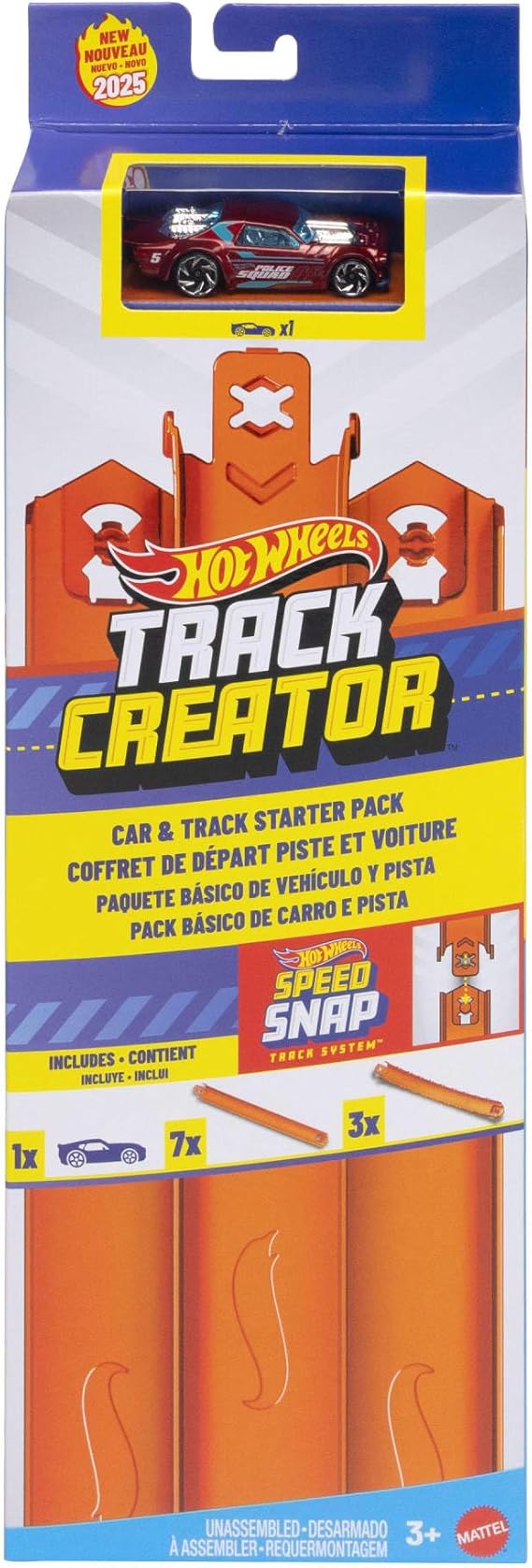 Hot Wheels Track Creator Track & Car Starter Pack, JDW43