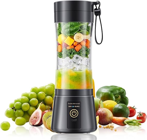 Mini Personal Size Portable Blender - 380ml Small Blender Make Smoothies