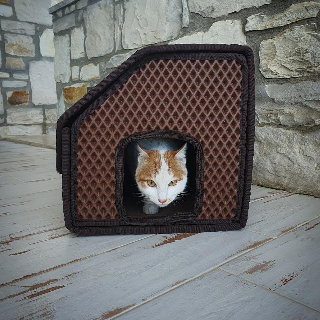 Bod Outdoor Rain And Cold Resistant Eva Cat House Nest Coffee