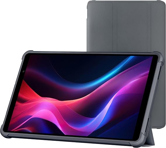 Rugged Case for Topsand M8 Android Tablet - Heavy Duty Protection for 8-Inch Tablet | Impact-Resistant, Anti-Slip, Lightweight | Precision-Fit with Full Access to Buttons & Ports, Dark Gray