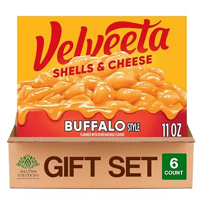 Salutem Vita Velveeta Buffalo Mac & Cheese 10.9oz, Gift Set Pack of 8