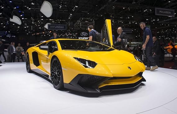 Gifts Delight Laminated 37x24 Poster: Lamborghini Aventador LP 750-4 SV