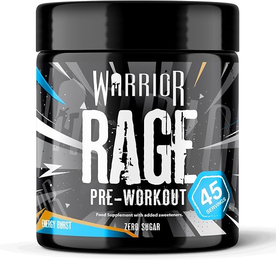 Warrior Rage Pre Workout Powder 392g High Strength Energy Supplement